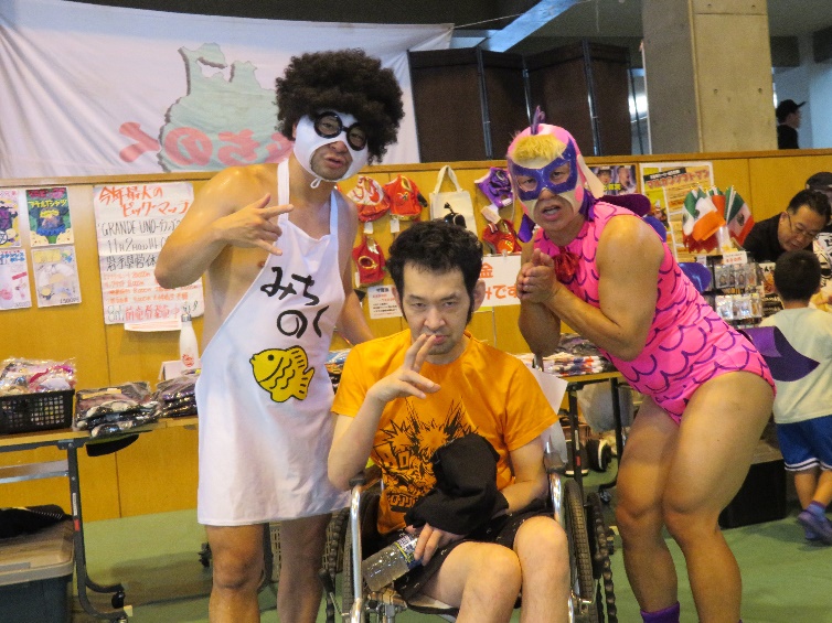 障害者支援施設　山郷館　みちのくプロレスが弘前へ！