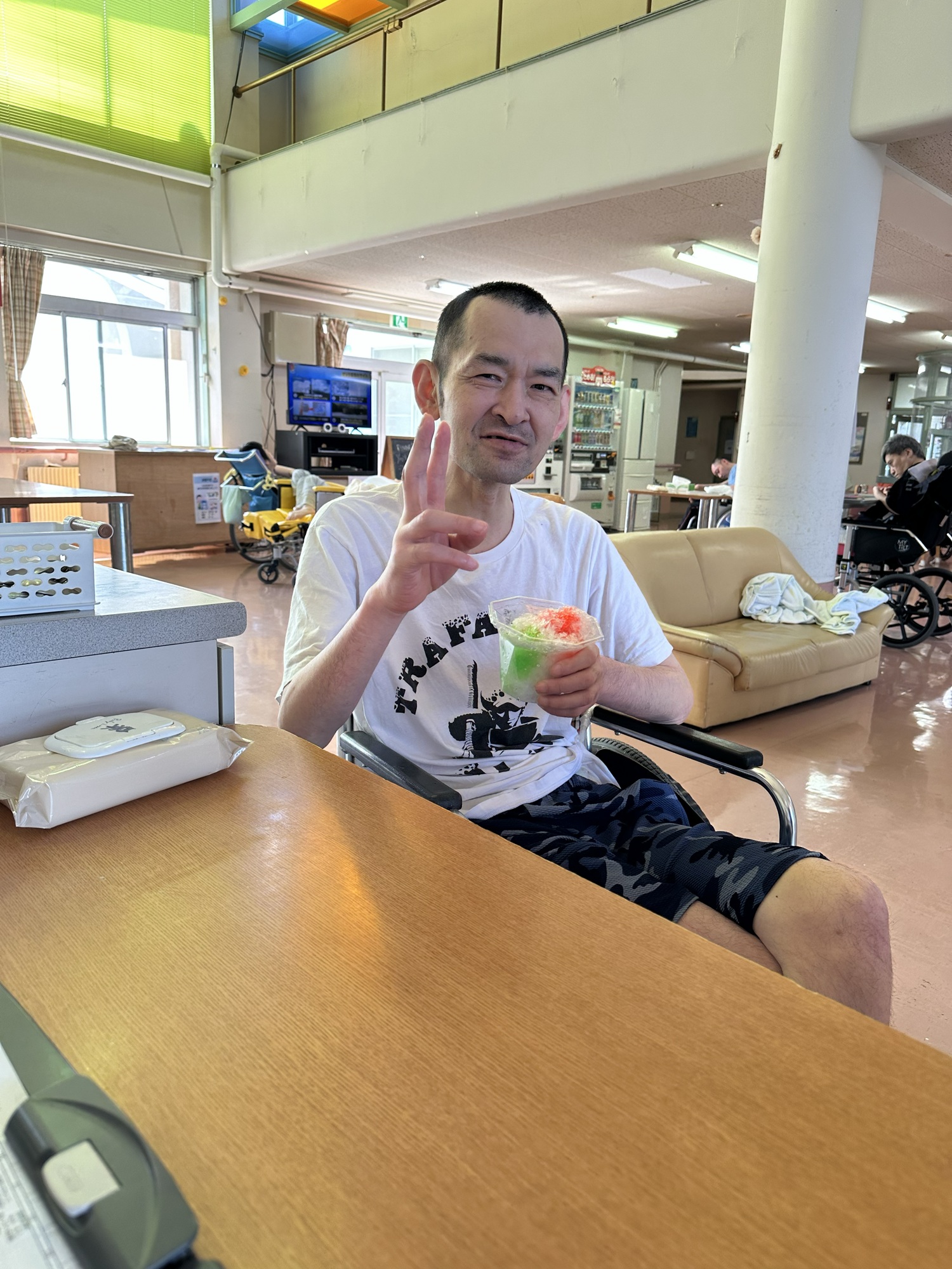 山郷館　色とりどりのかき氷